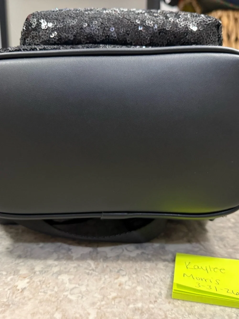 Loungefly Silver and Black Sequin Backpack - Picture 6 of 9